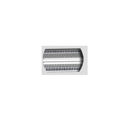 X-shaped heating element of the glass panel convector heater