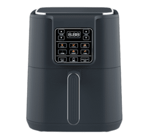 6L air fryer color black with colored indicators